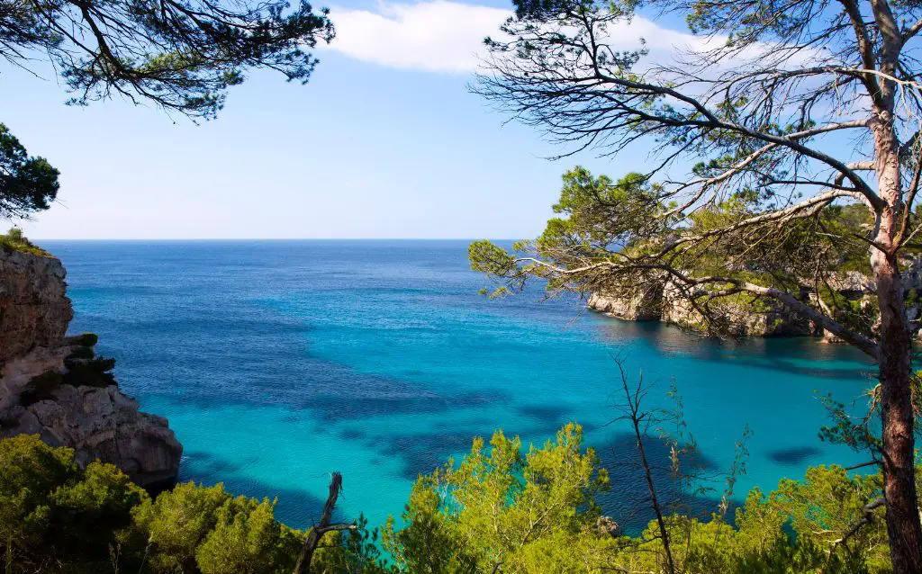 coastal view from one of the Balearic Islands, Spain