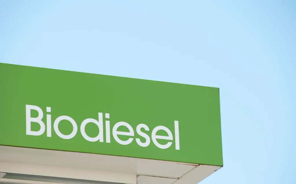 biodiesel station sign